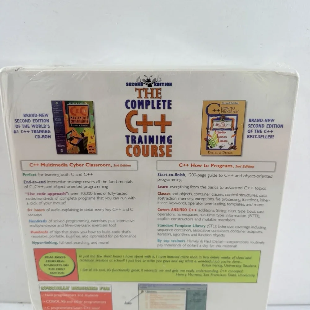 The Complete C++ Training Course 2nd Edition Deitel &‎ Deitel NEW SELAED